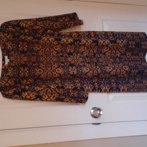 London times deep floral below the knee dress size 10